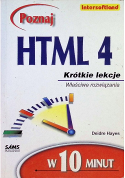 Poznaj HTML 4  Krótkie lekcje