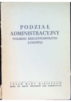 Podział administracyjny Polskiej Rzeczypospolitej Ludowej