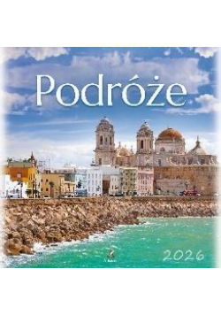Kalendarz 2026 wieloplanszowy 33x33cm Podróże