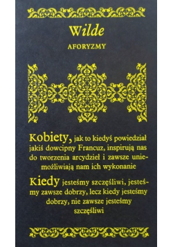 Wilde Aforyzmy