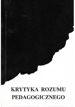 Krytyka rozumu pedagogicznego