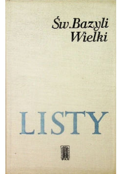Bazyli Wielki Listy