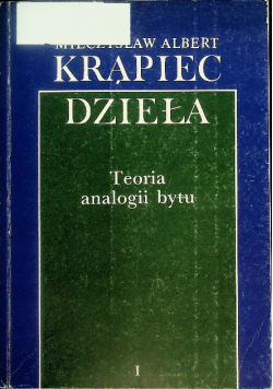 Krąpiec Dzieła Teoria analogii bytu