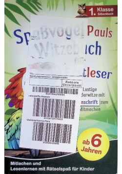 Spaßvogel Pauls Witzebuch fur Erstleser