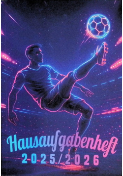 Hausaufgabenheft 2025/2026 Fussball mit Datum
