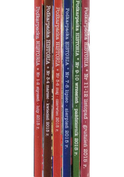 Podkarpacka historia dwumiesięcznik Nr 1 do 12 / 15