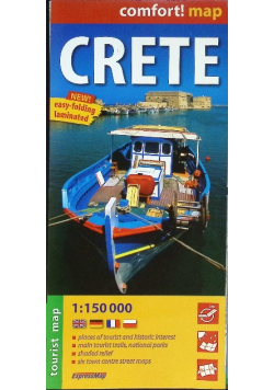 Crete tourist map 1:150 000