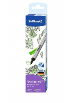 Cienkopis Fineliner 96 0,4mm jasnozielony (10szt)