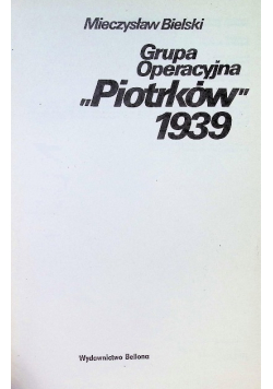 Grupa operacyjna Piotrków 1939