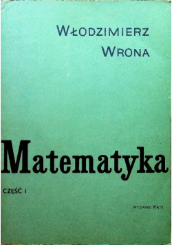 Matematyka Część 1