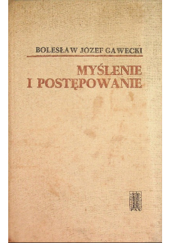 Myślenie i postępowanie
