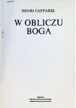 W obliczu Boga