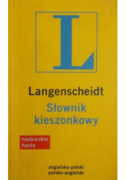 Słownik kieszonkowy polsko-angielski, angielsko-polski, Langenscheidt