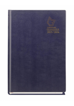 Terminarz Pedagoga A5 2025/2026 granat