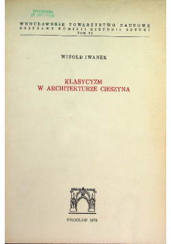 Klasycyzm w architekturze Cieszyna