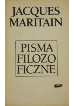 Pisma filozoficzne