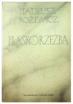 Rózewicz plaskorzezba