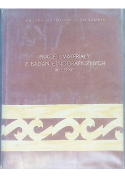 Prace i materiały z badań etnograficznych w Mieleckim