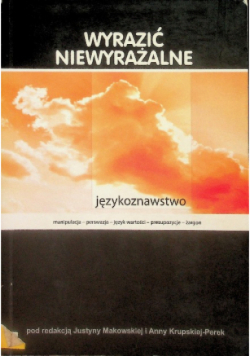 Wyrazić niewyrażalne