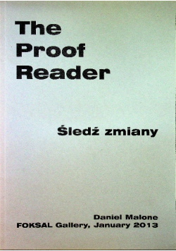 The proof reader Śledź zmiany