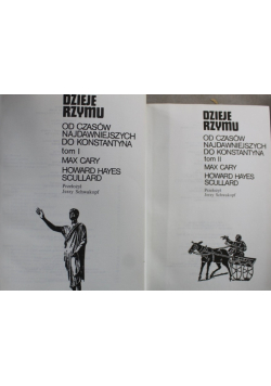 Dzieje Rzymu Tom I i II