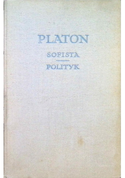 Platon Sofista Polityk