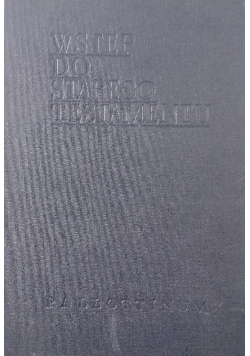 Wstęp do Starego Testamentu