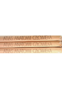 Atlas anatomii człowieka Tom 1 do 3