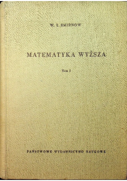 Matematyka Wyższa Tom I