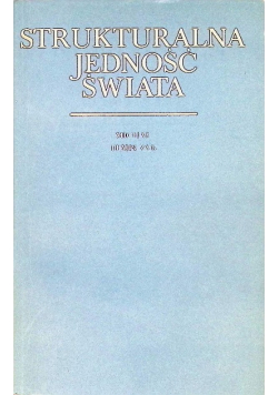 Strukturalna jedność świata