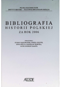 Bibliografia historii polskiej za rok 2006