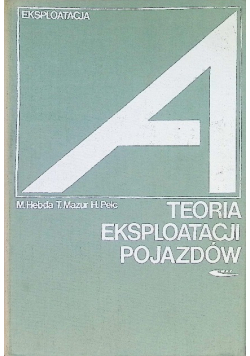 Teoria Eksploatacji pojazdów