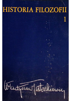 Historia filozofii Tom 1