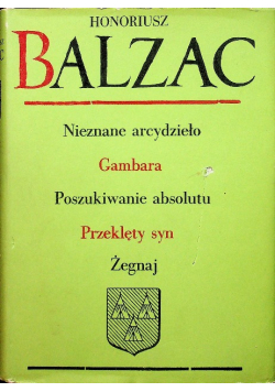 Nieznane arcydzieło Gambara Poszukiwanie absolutu Przeklęty syn Żegnaj