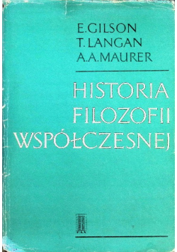 Historia filozofii współczesnej