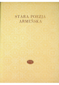 Stara poezja armeńska