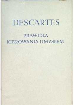 Prawidła kierowania umysłem