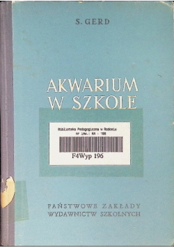 Akwarium w szkole