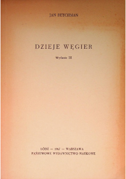 Dzieje Węgier