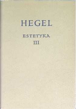 Estetyka Tom III