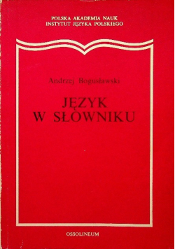 Język w słowniku