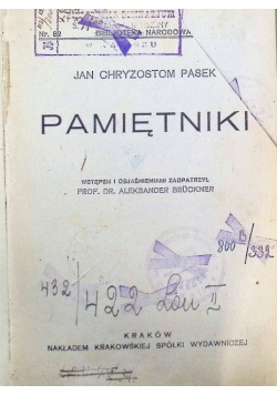 Pamiętniki, 1924 r.