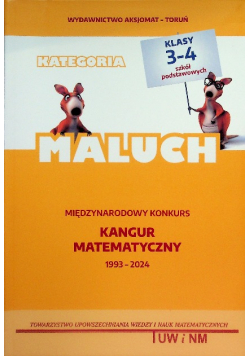 Matematyka z wesołym kangurem kat maluch 2024