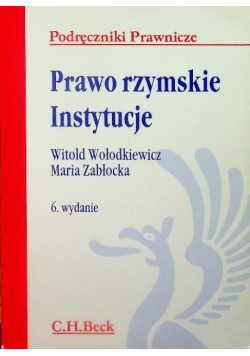 Prawo rzymskie Instytucje