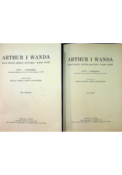Arthur i Wanda, Tom 1 i 2 1928 r.
