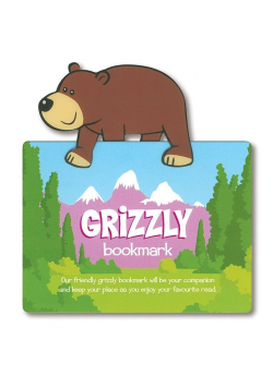 Zwierzęca zakładka do książki - Grizzly Niedźwiedź