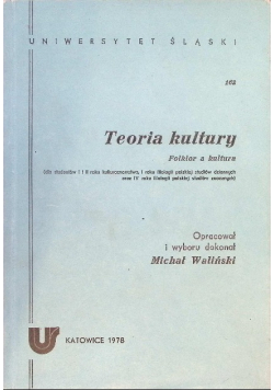 Teoria kultury Folklor a kultura