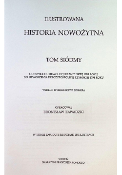 Dzieje Powszechne Ilustrowane Tom VII Czasy nowożytne Część III
