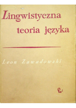 Lingwistyczna teoria języka