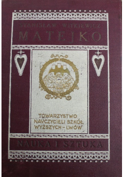 Nauka i sztuka Tom IX Matejko 1912 r.